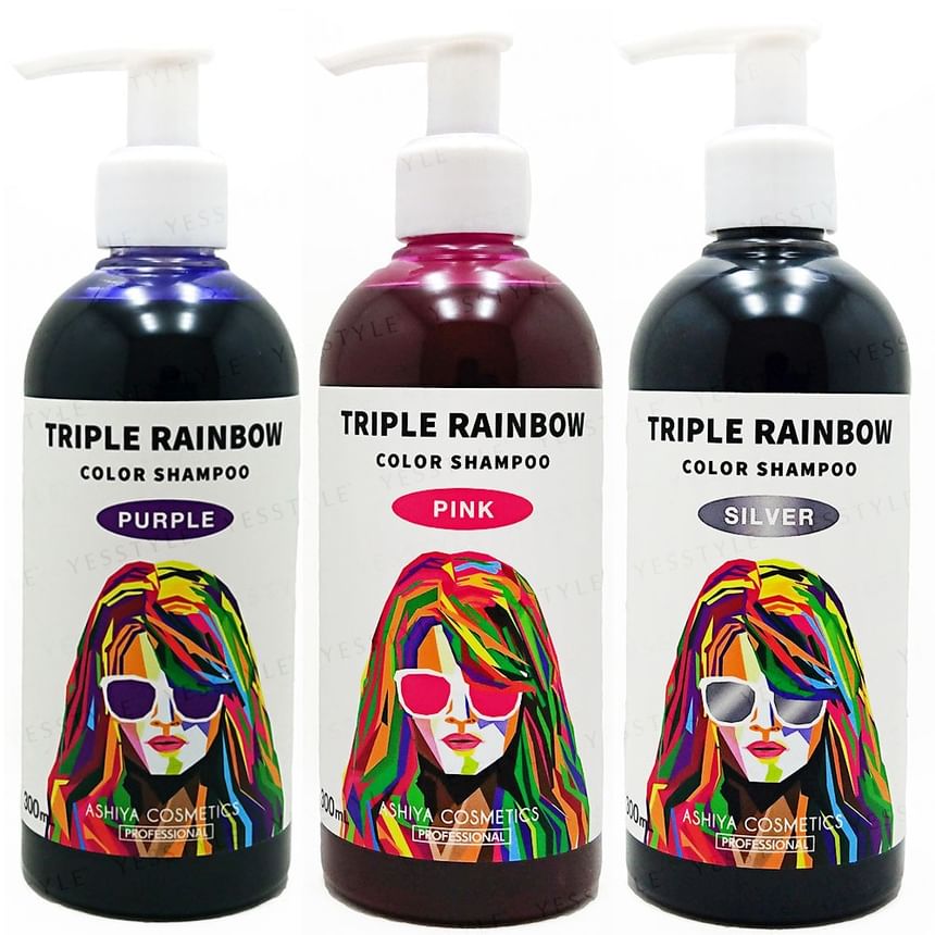 ASHIYA - Drievoudige regenboogkleurenshampoo