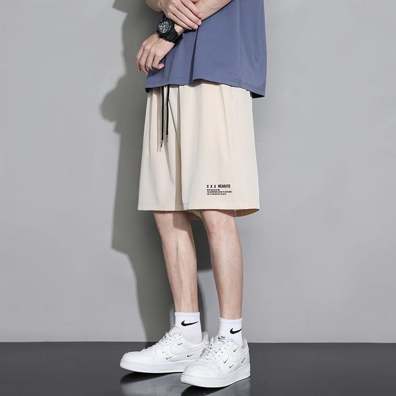 Blueforce - Shorts met trekkoord en letters