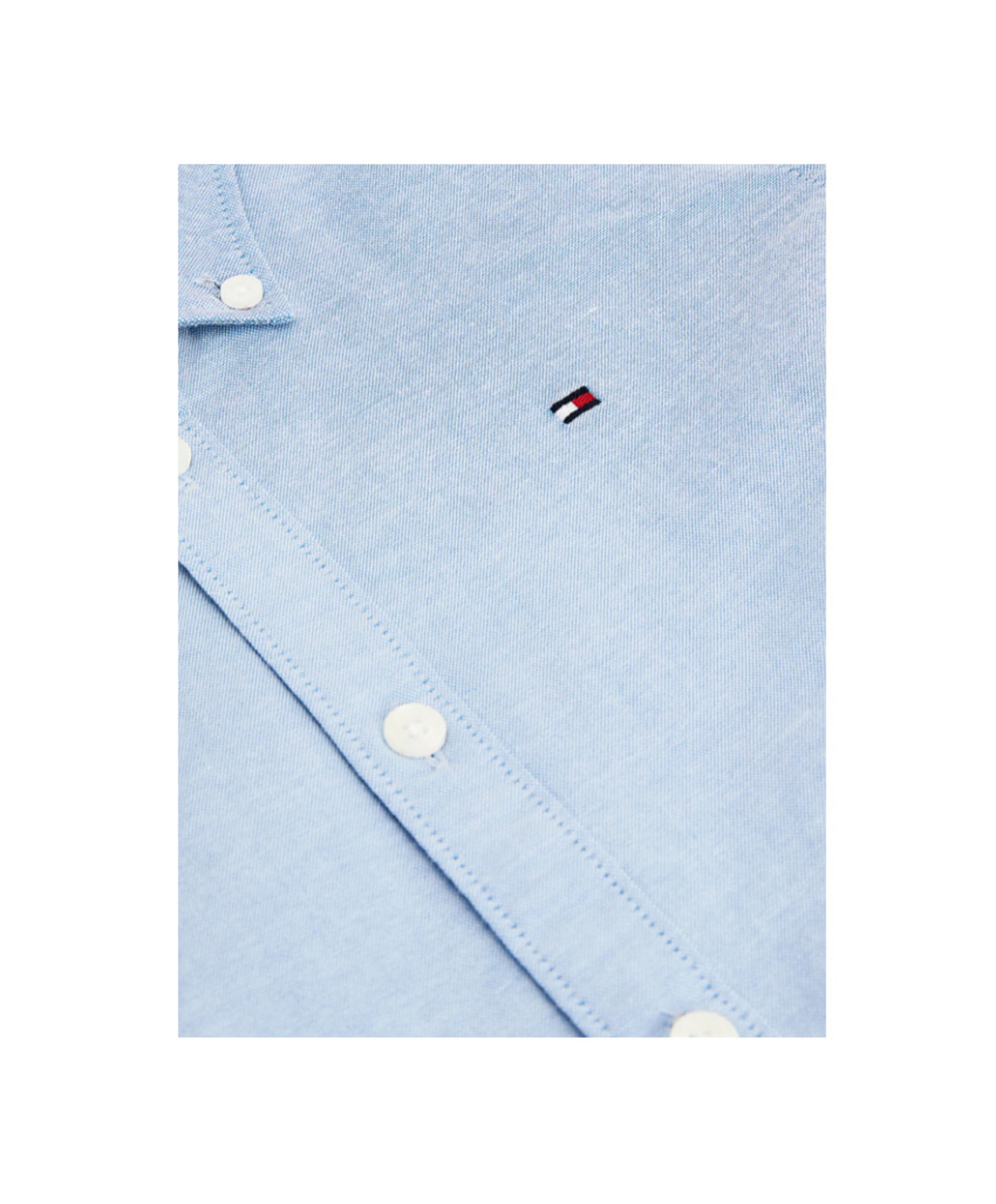 Tommy Hilfiger Jongens overhemd lange mouw blauw