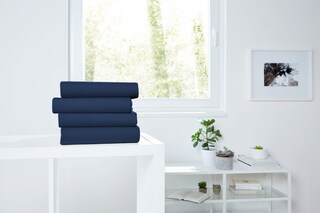 Vario Jersey-Spannbetttuch 140-160 x 200 cm marine