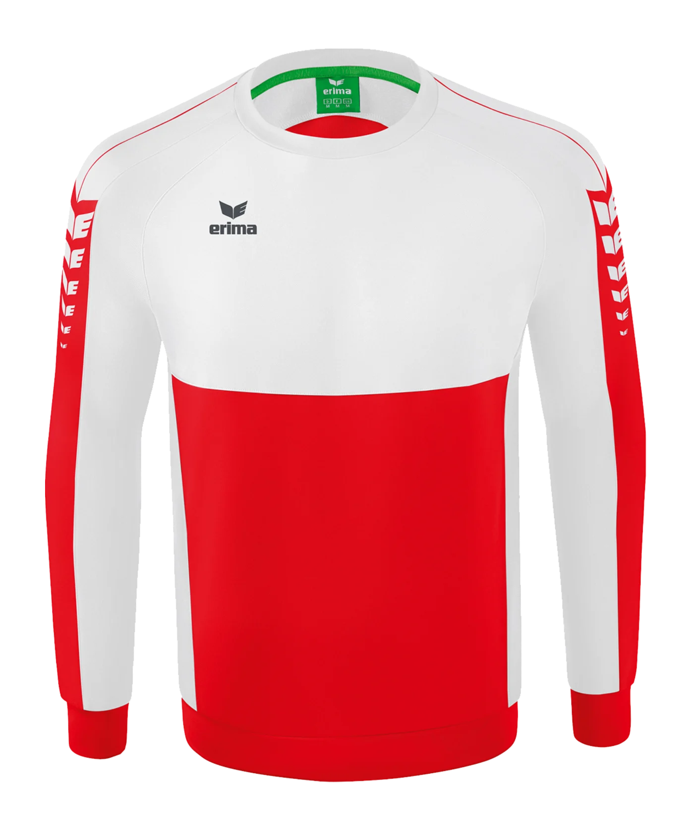 Erima Six Wings Sweatshirt Kids Rot Weiss