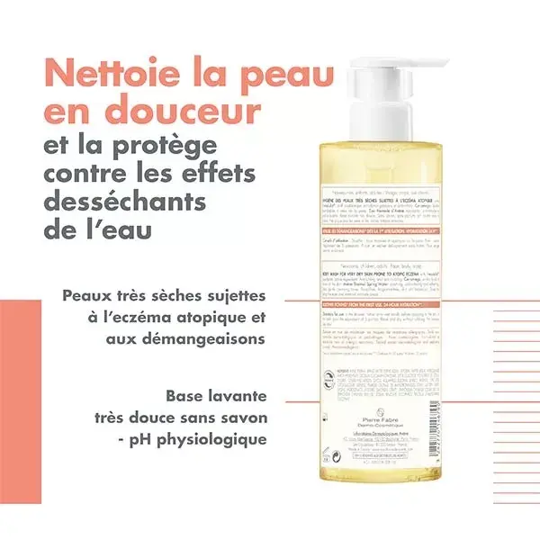 Óleo de Limpeza Repositor de Lipídios Avène XeraCalm AD, Pacote com 2 x 400ml