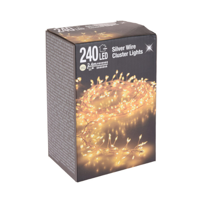 240er LED-Lichterdraht - ca. 2,4 m