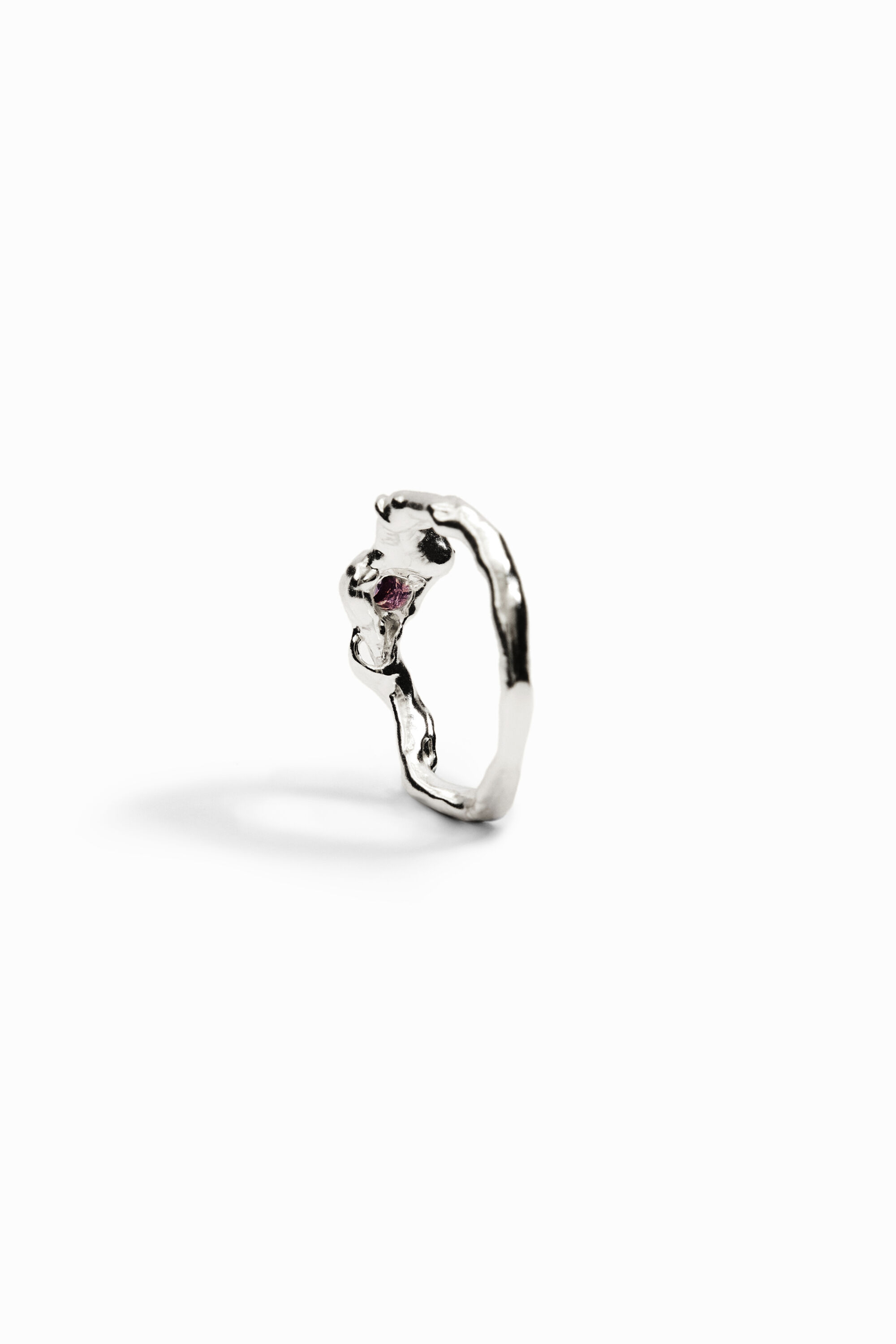 Bague zirconite plaquée argent Zalio