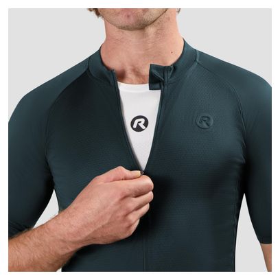 Maillot Manches Courtes Vélo Rogelli Essential II Bleu Homme