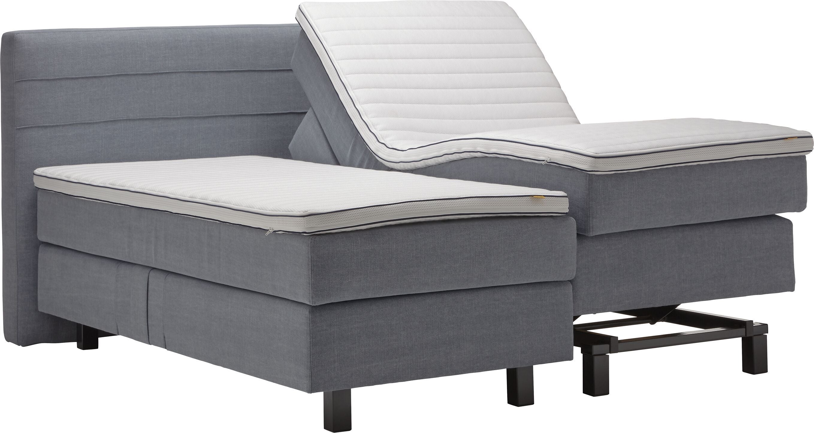 bico GOODNIGHT Boxspringbett - Mittelblau / B: 180.0 cm x T: 200.0 cm