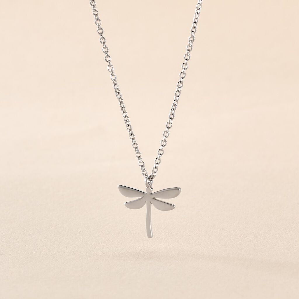 Collier Anne-louise Argent Blanc