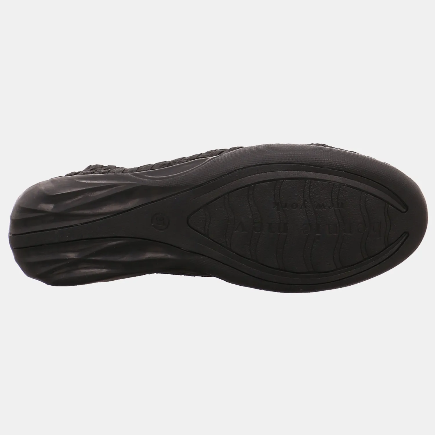 BERNIE MEV. Ballerina Schwarz Textil  Vegan PETA-Approved