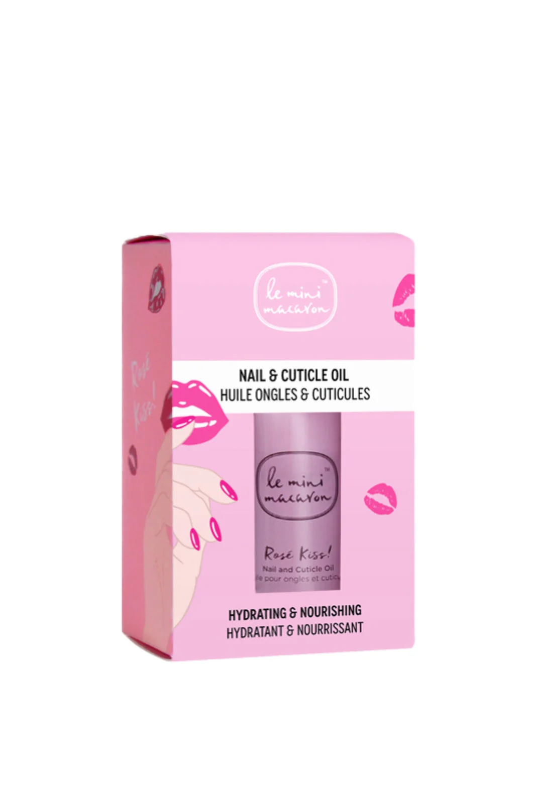 Le Mini Macaron Rose Kiss- Nail & Cuticle Oil
