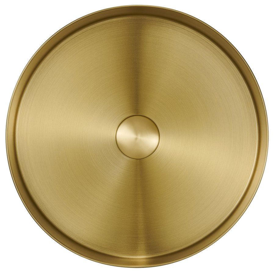 Sapho Aurum waskom rond 38cm goud mat