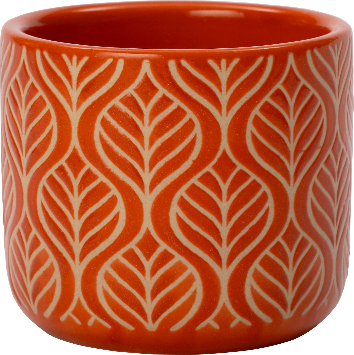 Intratuin bloempot Rory oranje D 8 H 7 cm