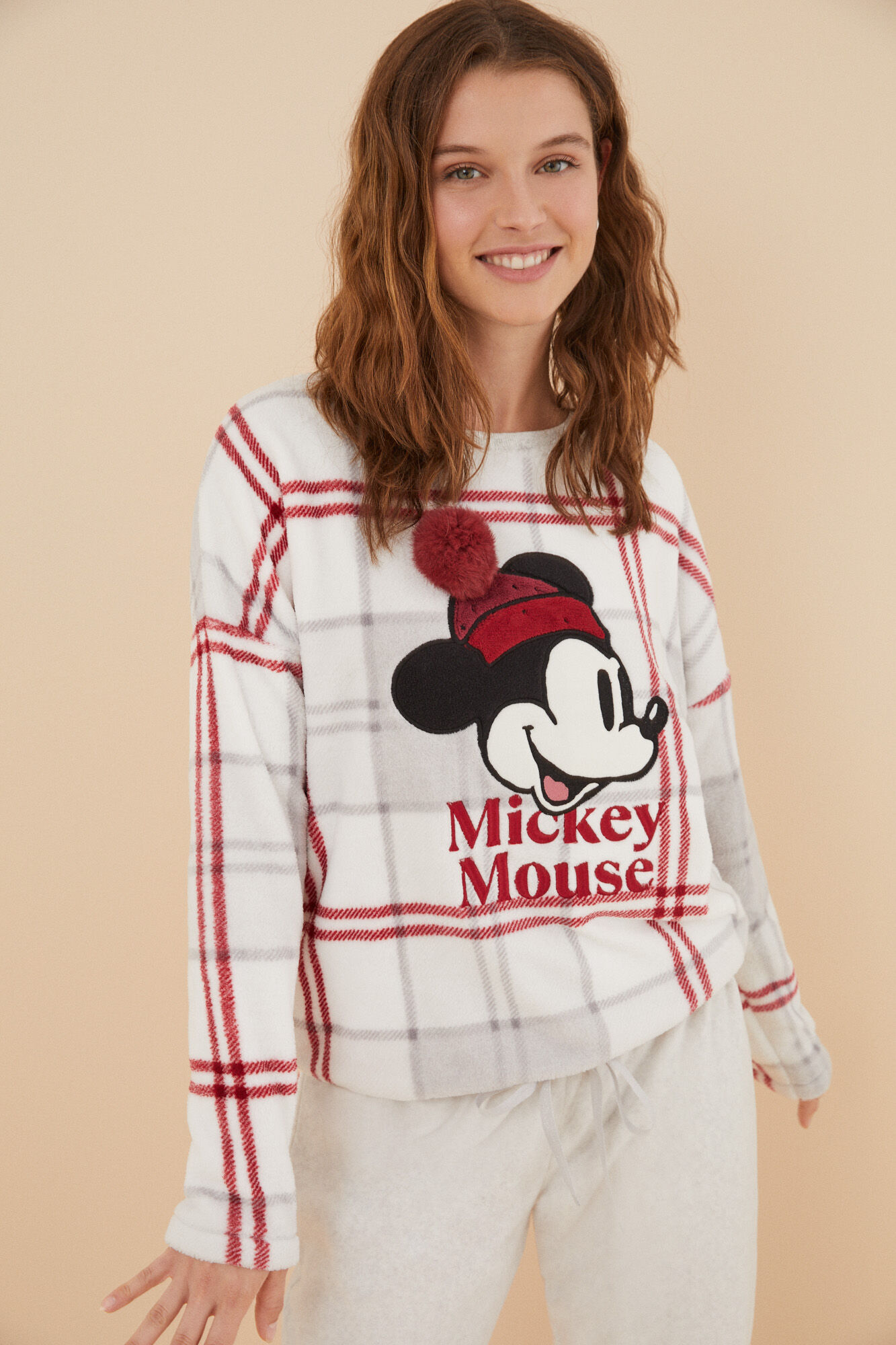 Pijama de lã polar 3D do Mickey Mouse