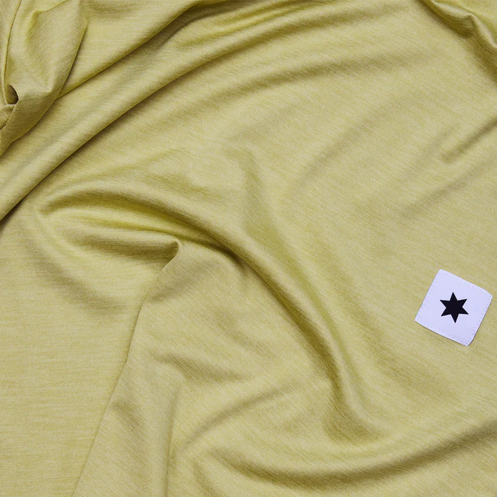 saysky logo pace t shirt dame green melange