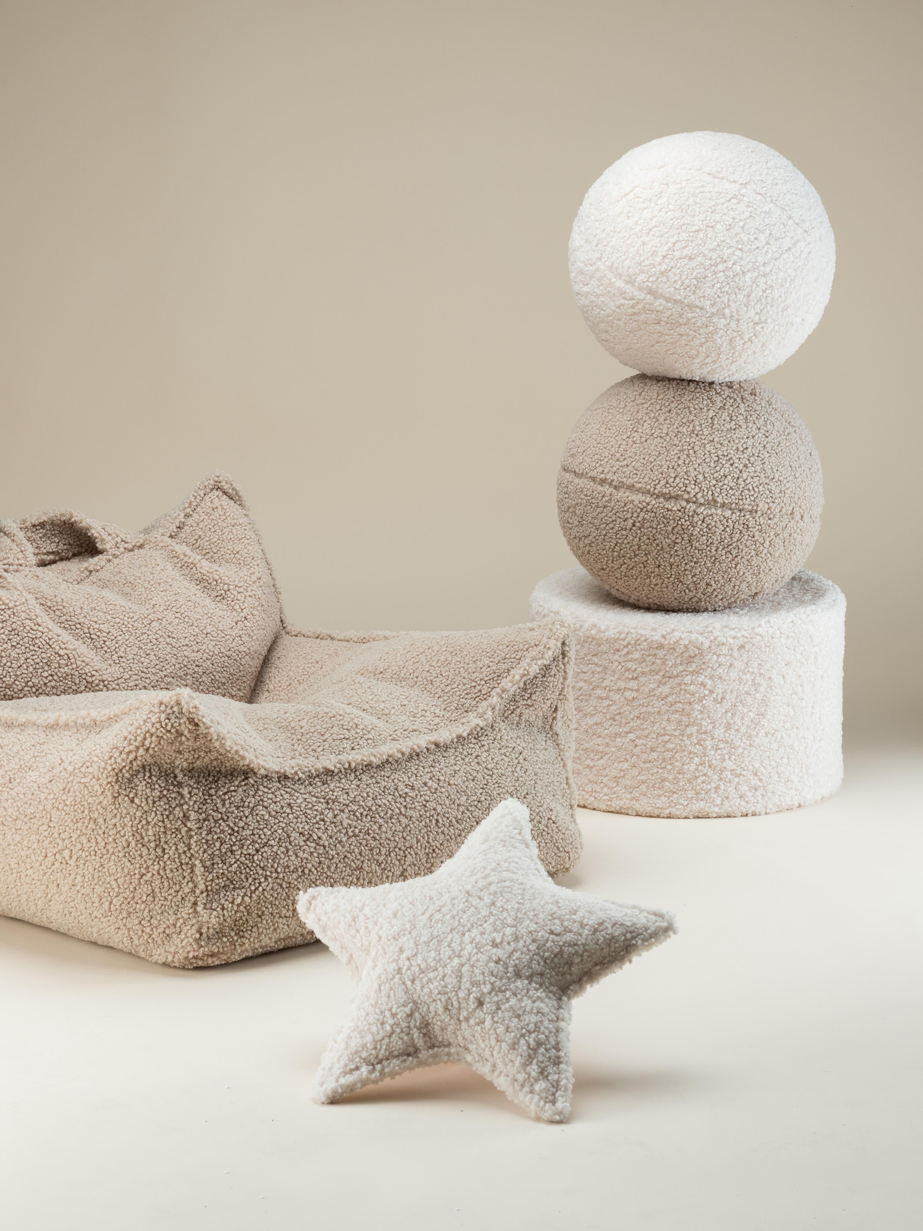 Kinderen teddy knuffelkussen Star