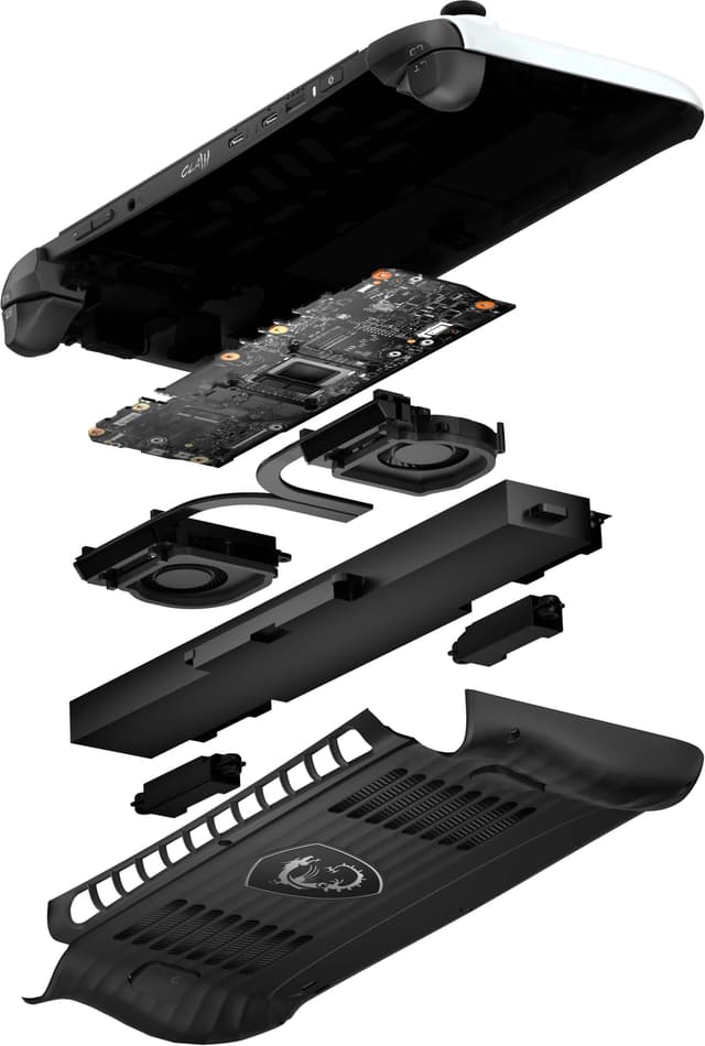MSI Claw 8 AI+ A2VM-073NEU håndholdt spillekonsol 2048 GB