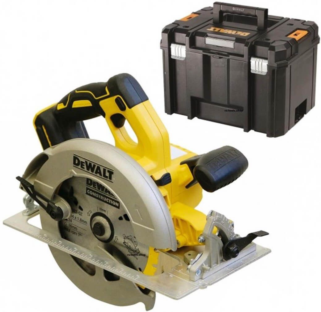 DeWALT DCS570NT 18V Li-ion accu cirkelzaag body in TSTAK - 184mm - Koolborstelloos