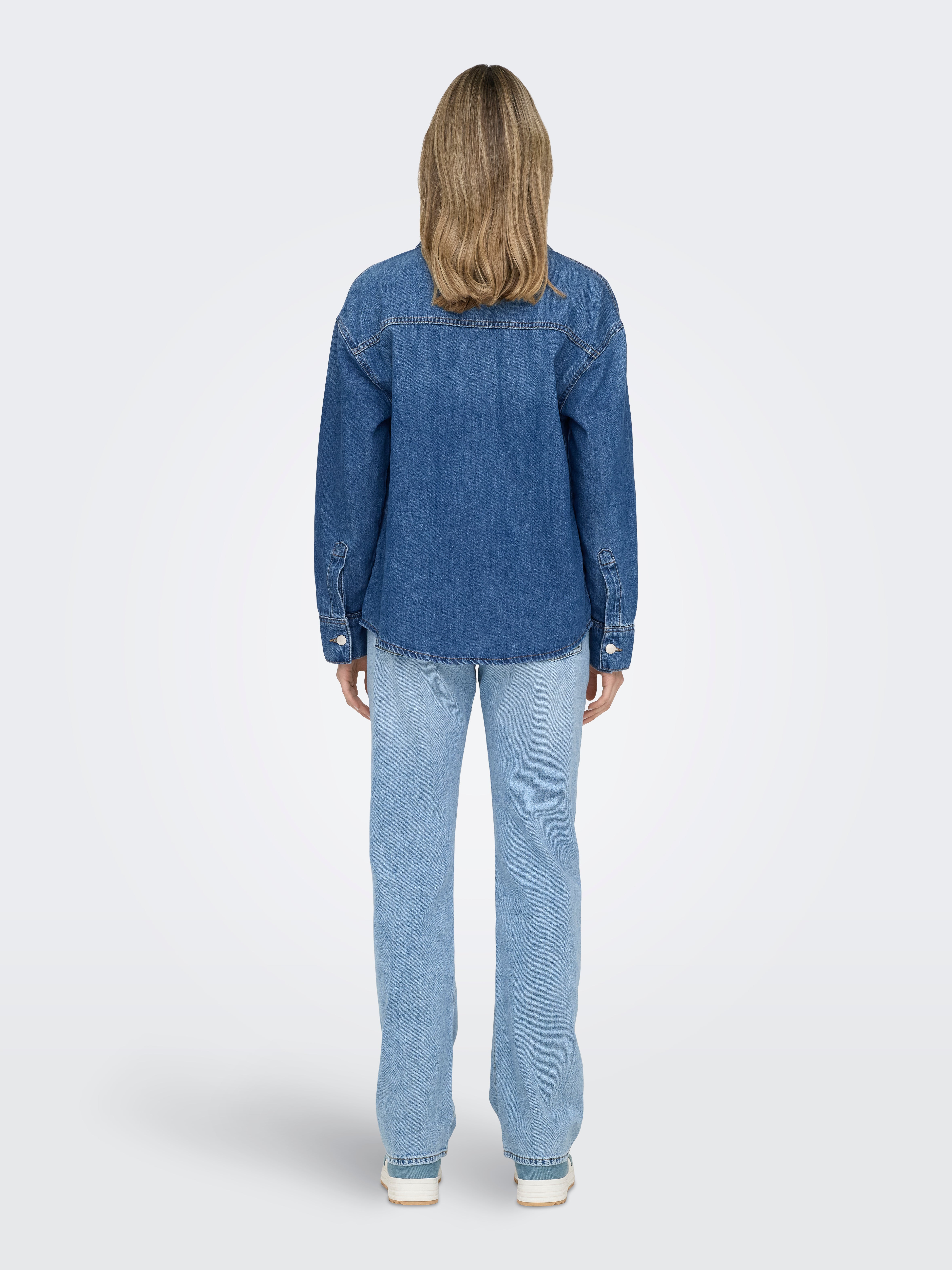 ONLESTELLE Jeanshemd Medium Blue Denim
