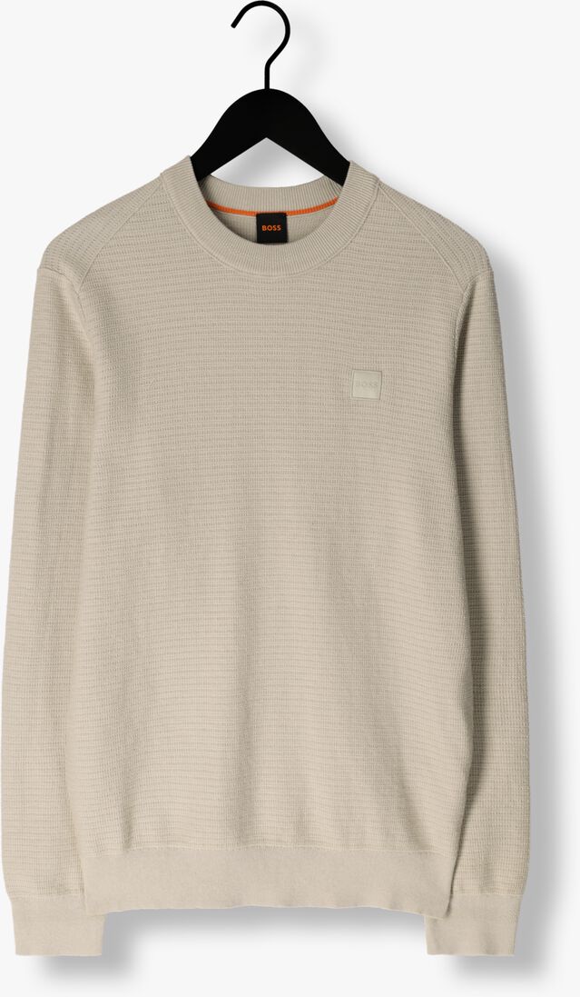 BOSS beige boss trui anoin