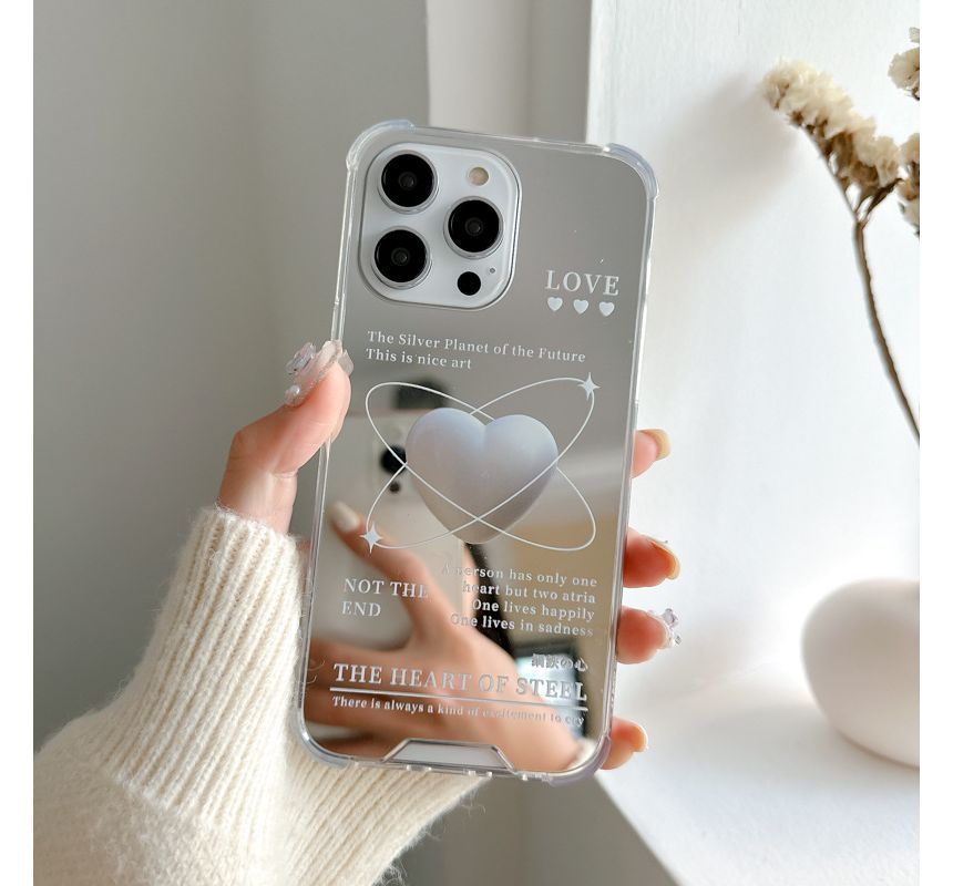 likamika - Hart Gespiegeld Telefoonhoesje - iPhone 15 / 15 Plus / 15 Pro / 15 Pro Max / 14 / 14 Plus / 14 Pro / 14 Pro Max / 13 Pro Max / 13 Pro / 13 / 13 mini / 12 Pro Max / 12 Pro / 12 / 12 mini / 11 Pro Max / 11 Pro / 11
