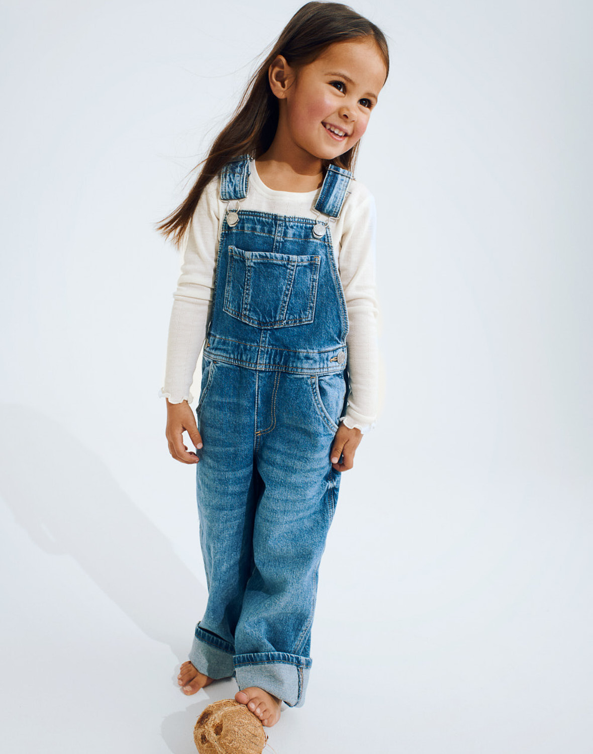 Pointelle shirt van merinowol/zijde voor kinderen