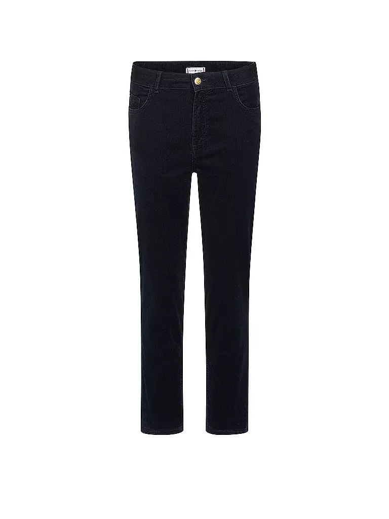 TOMMY HILFIGER Cordhose Slim Fit dunkelblau