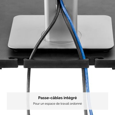 Fellowes - Support moniteur Premium - Gris foncé