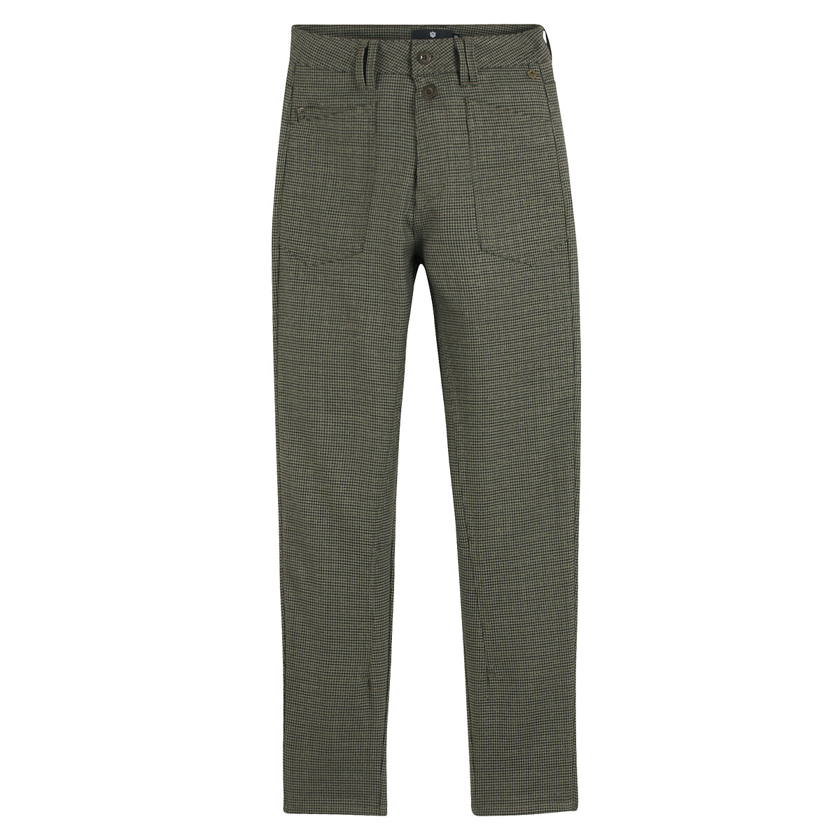 FREEMAN T. PORTER<br>Calças largas com estampa xadrez