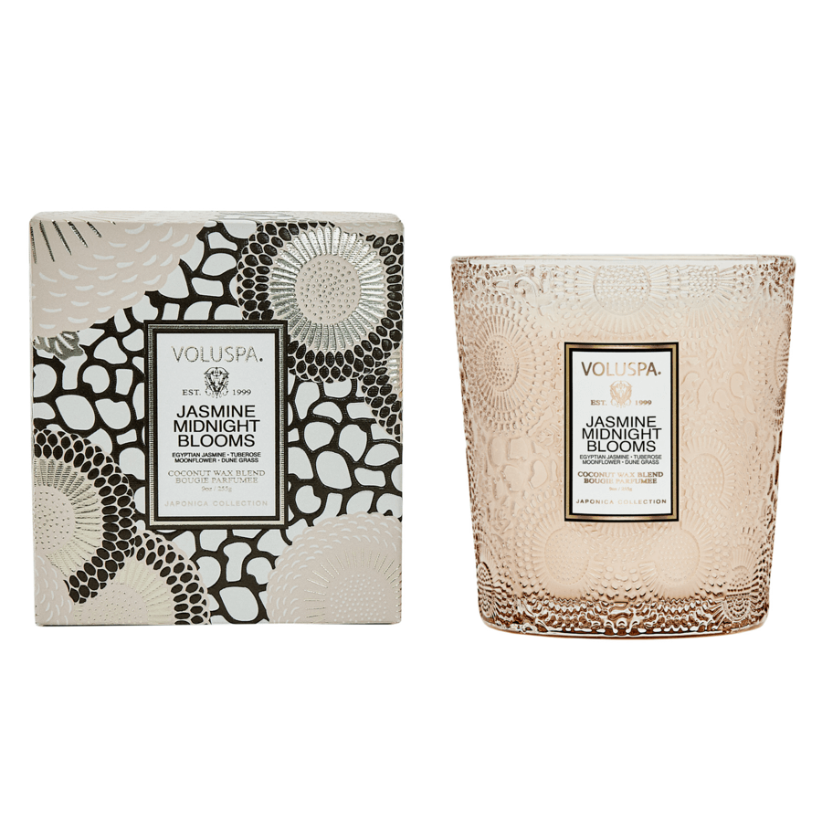 Voluspa Classic Boxed Candle Japonica Jasmine Midnight Blooms 255g