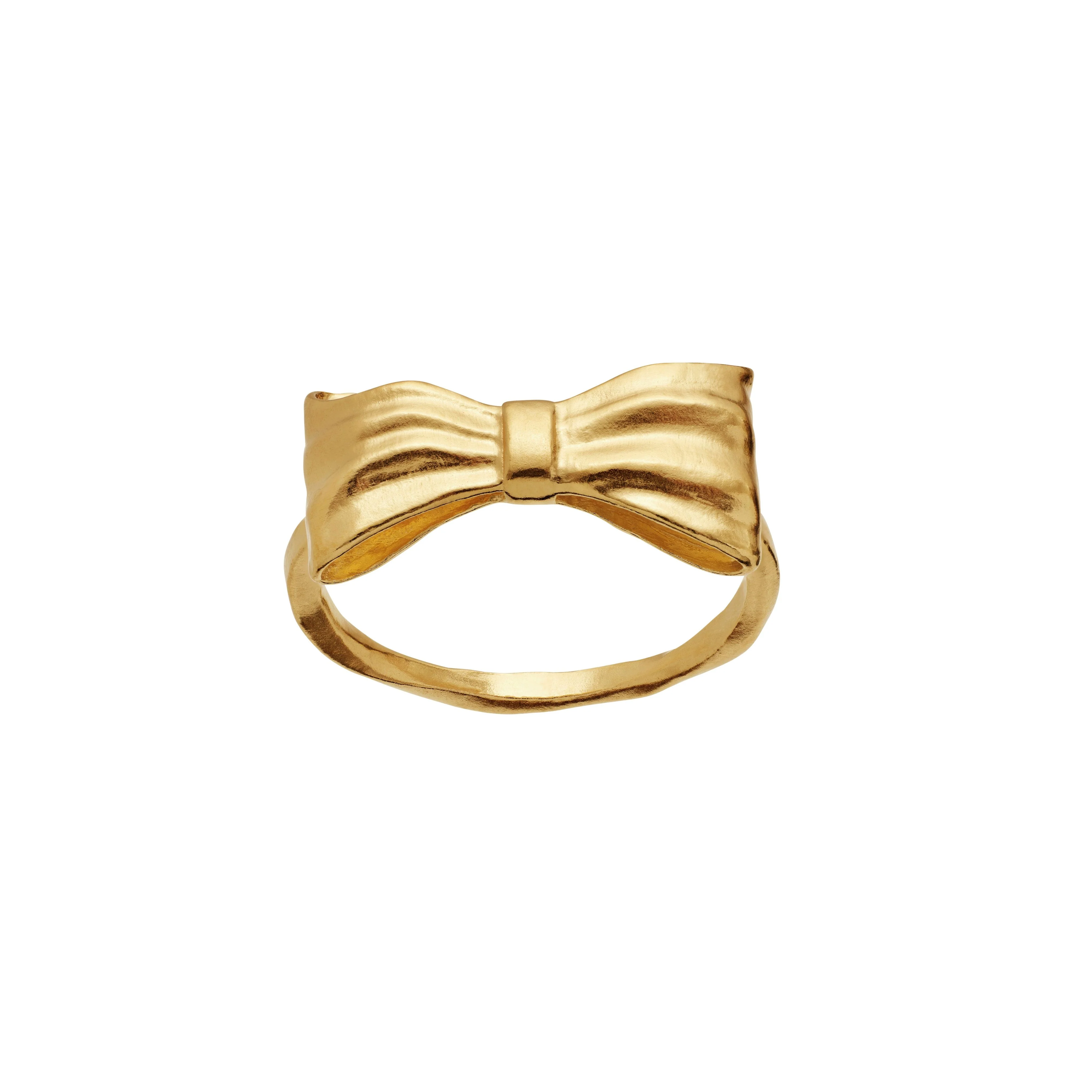 Maanesten  Satin ring - forgyldt