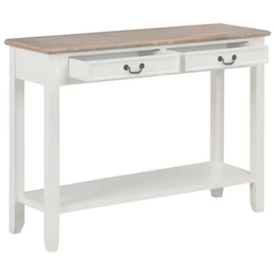 vidaXL - Wandtafel - Wit - Hout