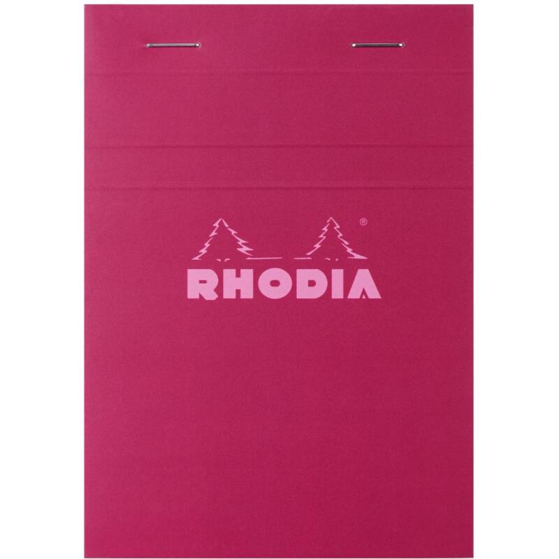 Rhodia bloc agrafé COULEURS N°13 5/5 80 feuillets microperforés, couvertures assorties - Assortis