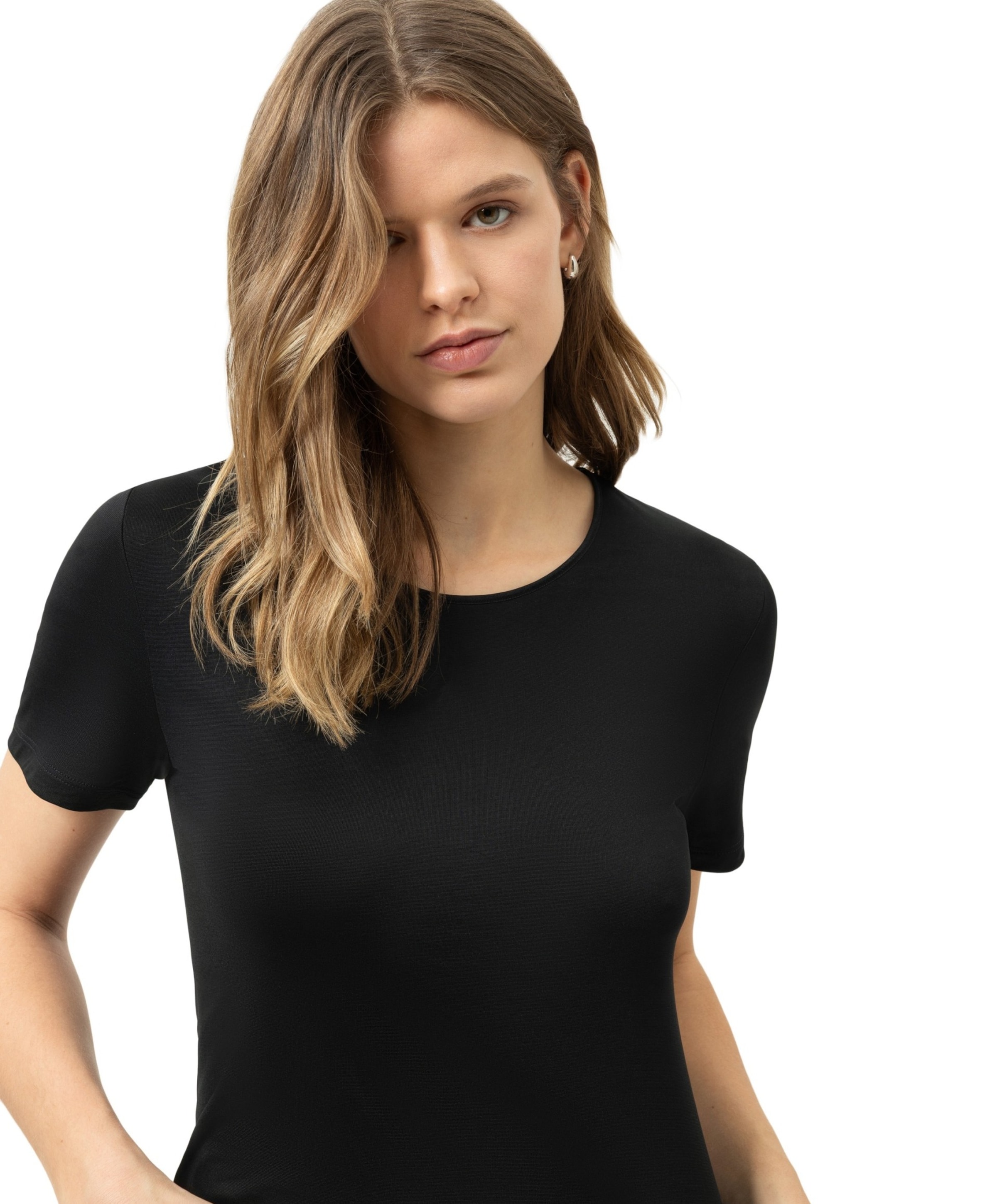 Mey Dames T-shirt zwart