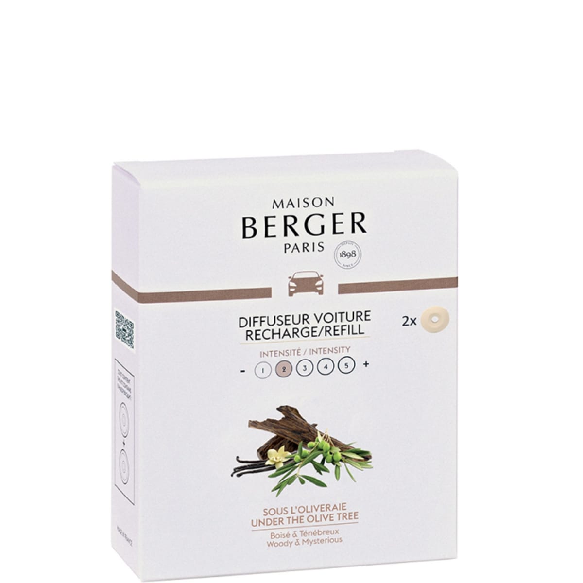Maison Berger Paris Sous L'Oliveraie Recharges Diffuseur voiture
