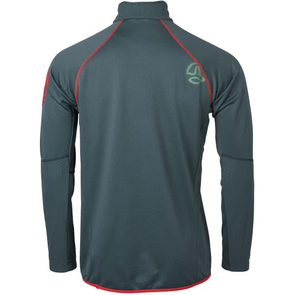 Sweat polaire randonnée TERNUA RAKKER 1/2 ZIP M DARK FIR GREEN