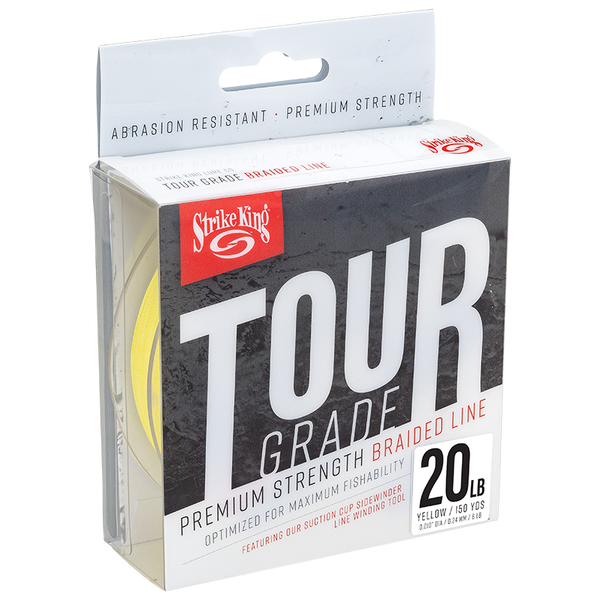 Tresse Strike King Tour Grade Jaune (140m)
