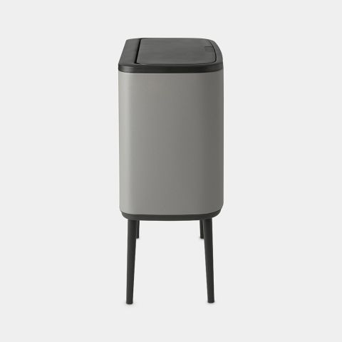 Bo Touch Bin, met 3 binnenemmers, 3 x 11 liter - Mineral Concrete Grey