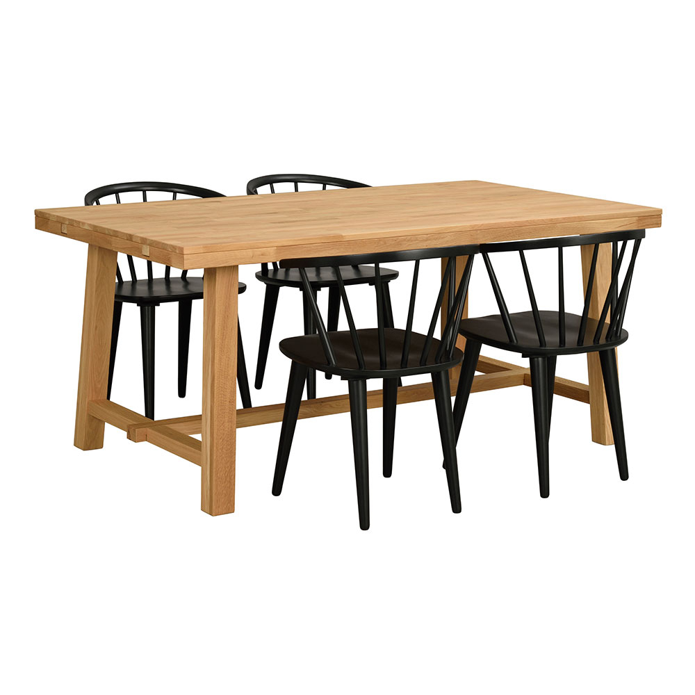 Houten eettafel Brooklyn verlengbaar Naturel