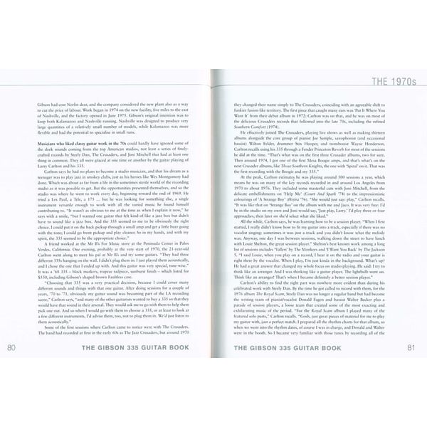 Backbeat Books Gibson 335 Guitar Book