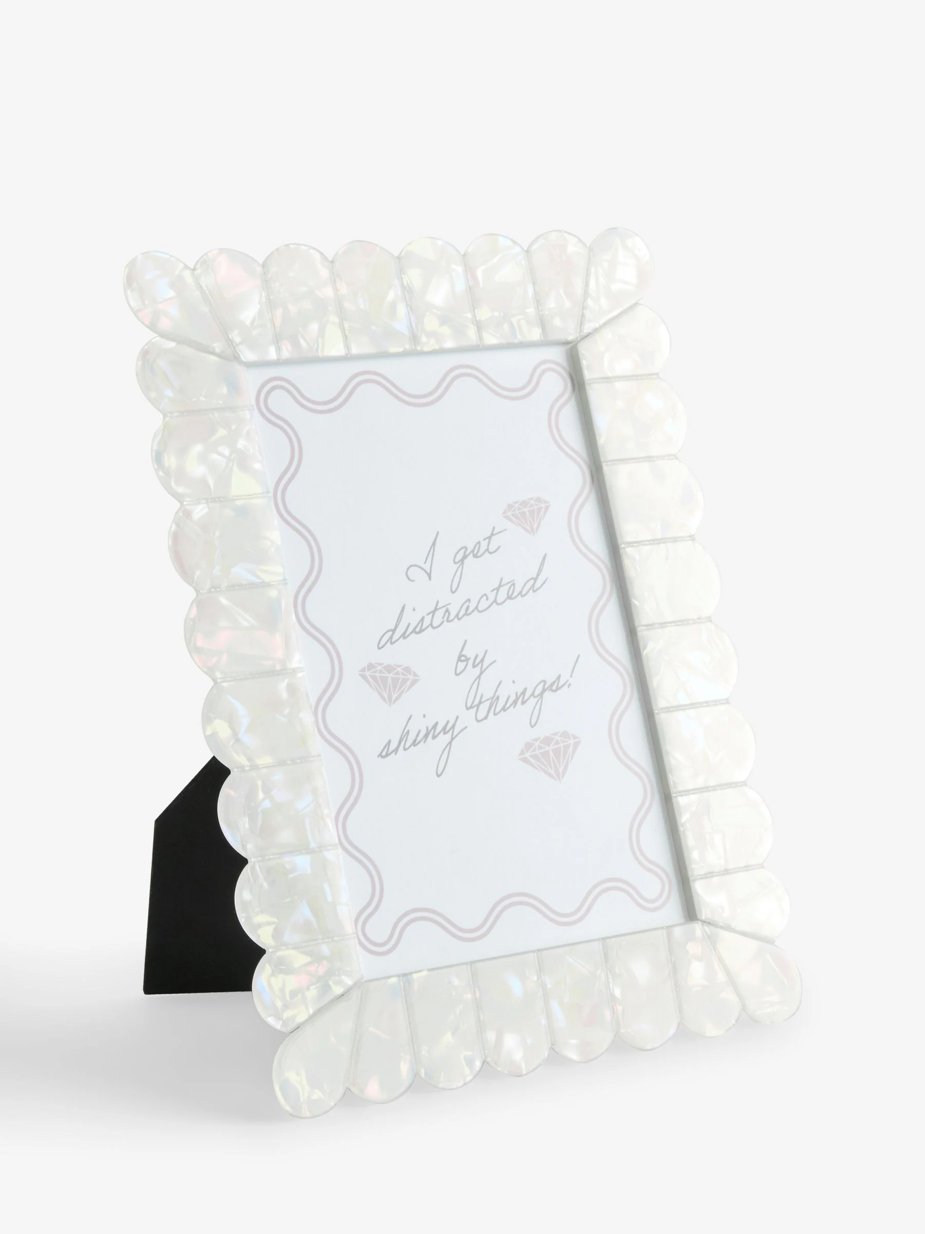 Pearlescent Scallop Photo Frame
