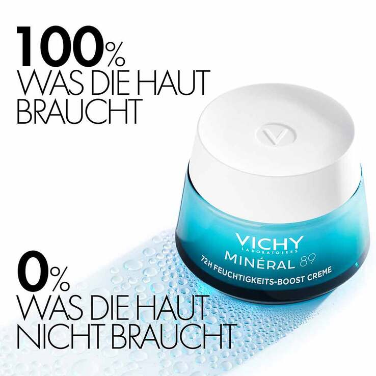 Vichy Mineral 89 72h Creme leicht mit Duft, 50 ml