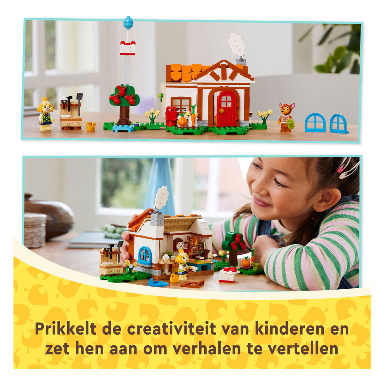 LEGO Animal Crossing 77049 Isabelle op Visite