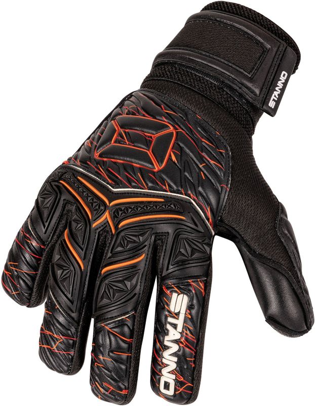 Stanno - Volare Match II - Sporthandschoenen - Zwart Oranje - Soft Foam