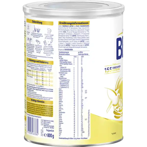 2 Folgemilch nach dem 6. Monat