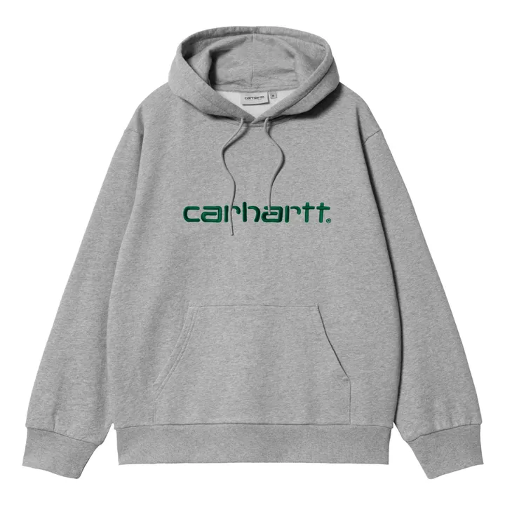 Carhartt WIP Hoodie Carhartt Logo | Gris chiné