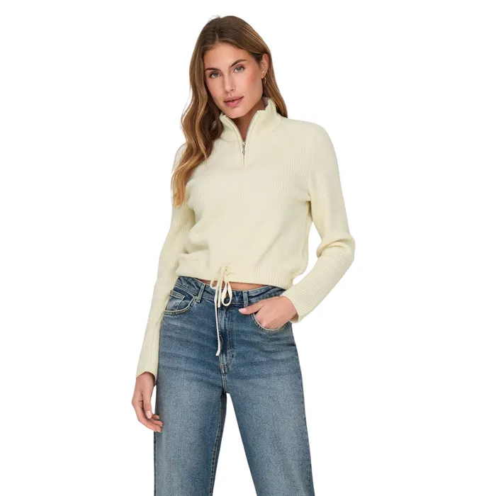 Only Fia Zip High Neck Knit Trui Dames