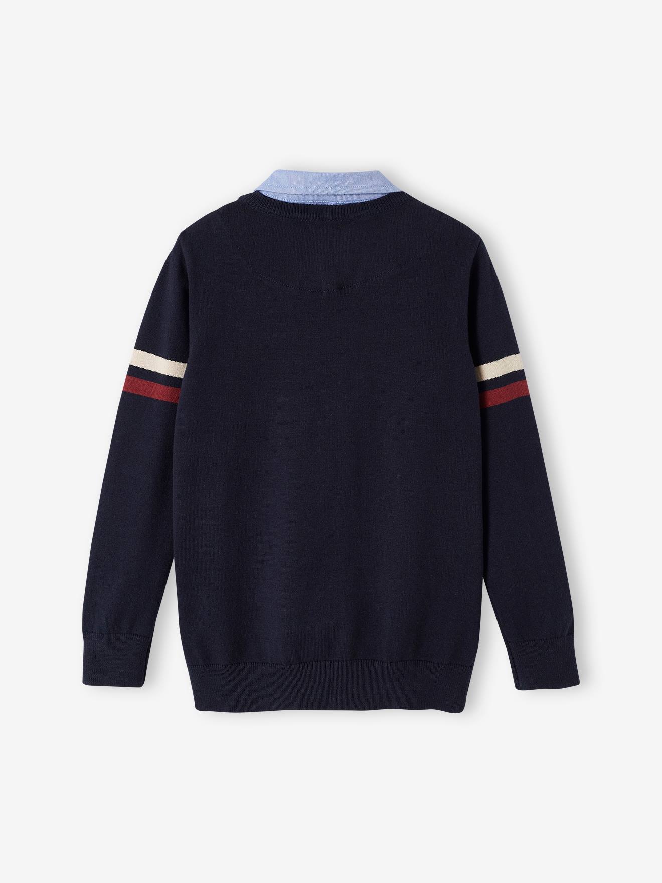 Camisa de gola alta infantil 