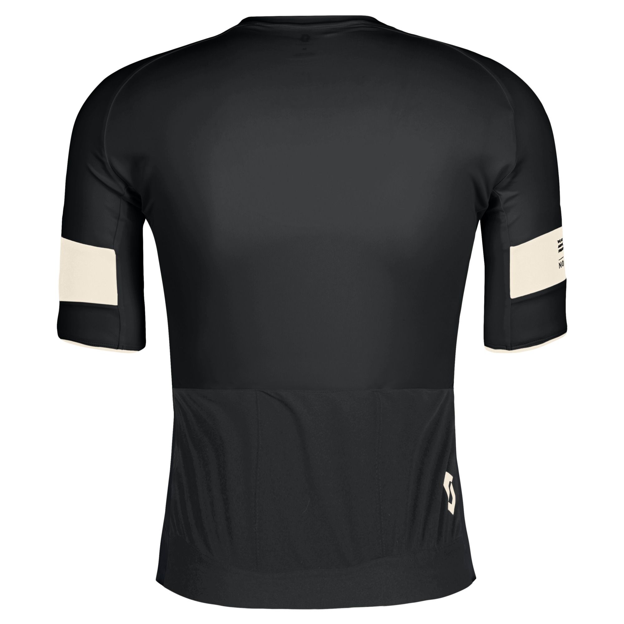 SCOTT Endurance Pro kortærmet cykeltrøje black/cotton white herre