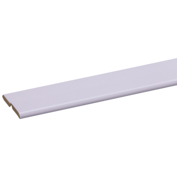 Vouwhoek MDF wit folie 21x21 mm lengte 260 cm