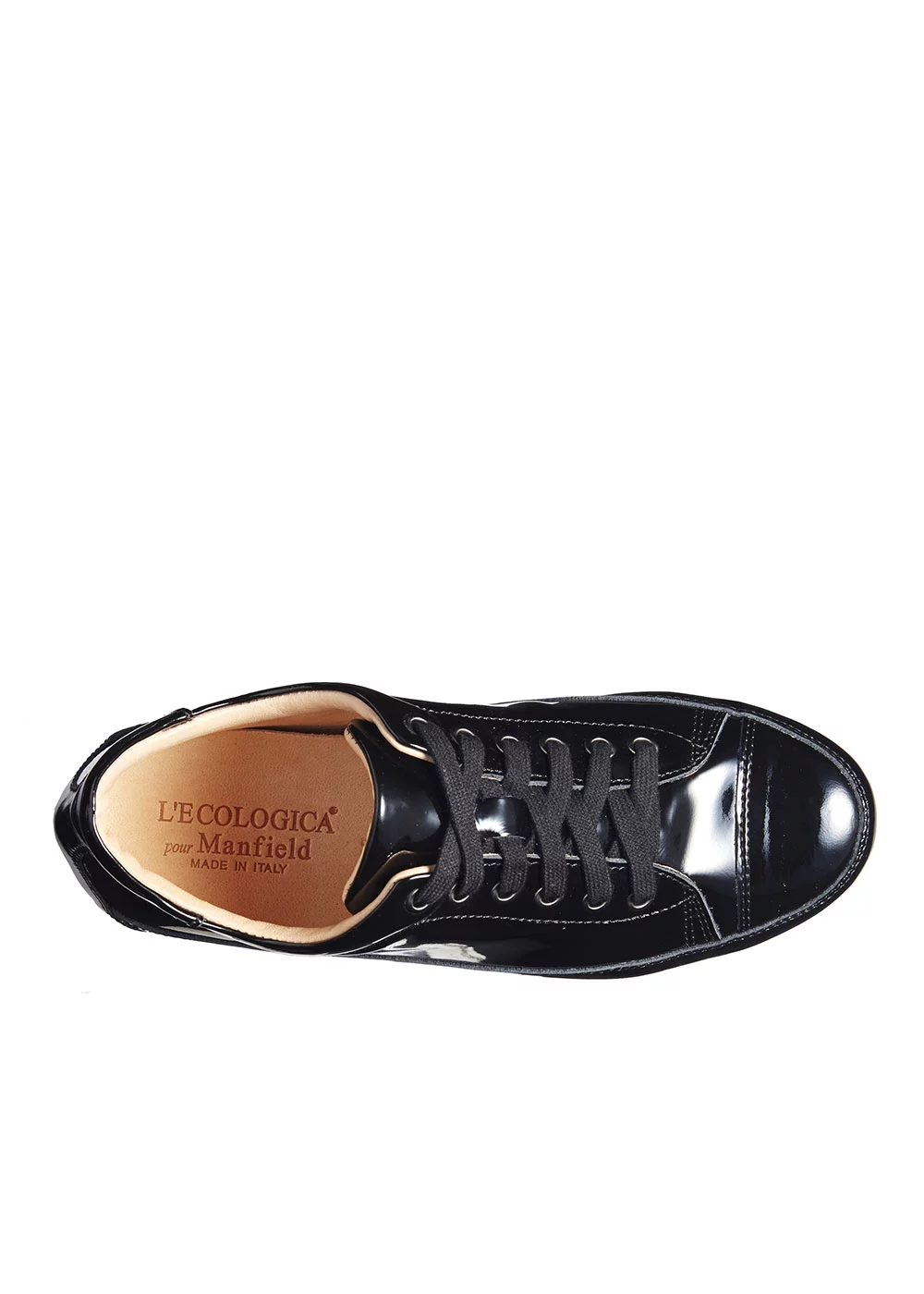 BASKET ROTONDA VERNIS NOIR