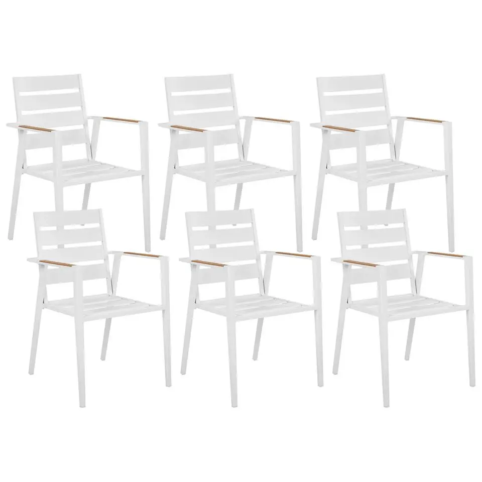 VALCANETTO/TAVIANO - Tuinset voor 6 - Grijs - Aluminium